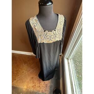 Abaya Size 3 Women's Dress Takbeer Islamic Company EUC Embellished